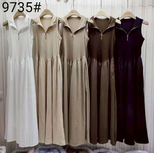 PLAIN MAXI Dress 9735