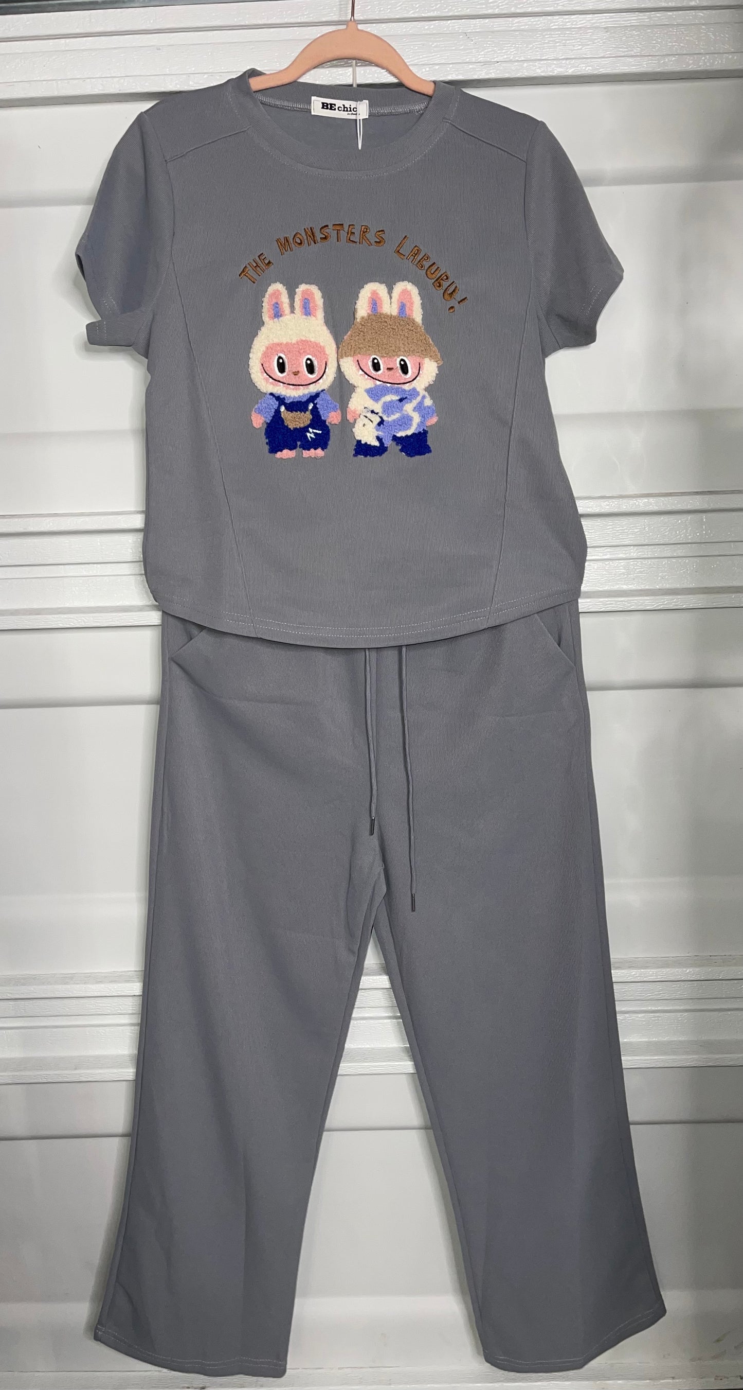 BE CHIC PANT SET 3837