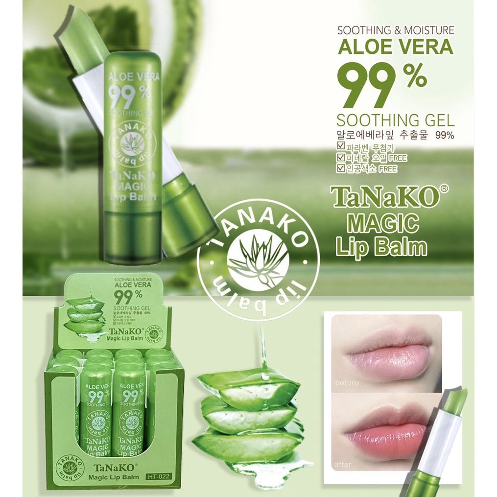 TANAKO Aloe Vera 99% Magic Lip Balm
