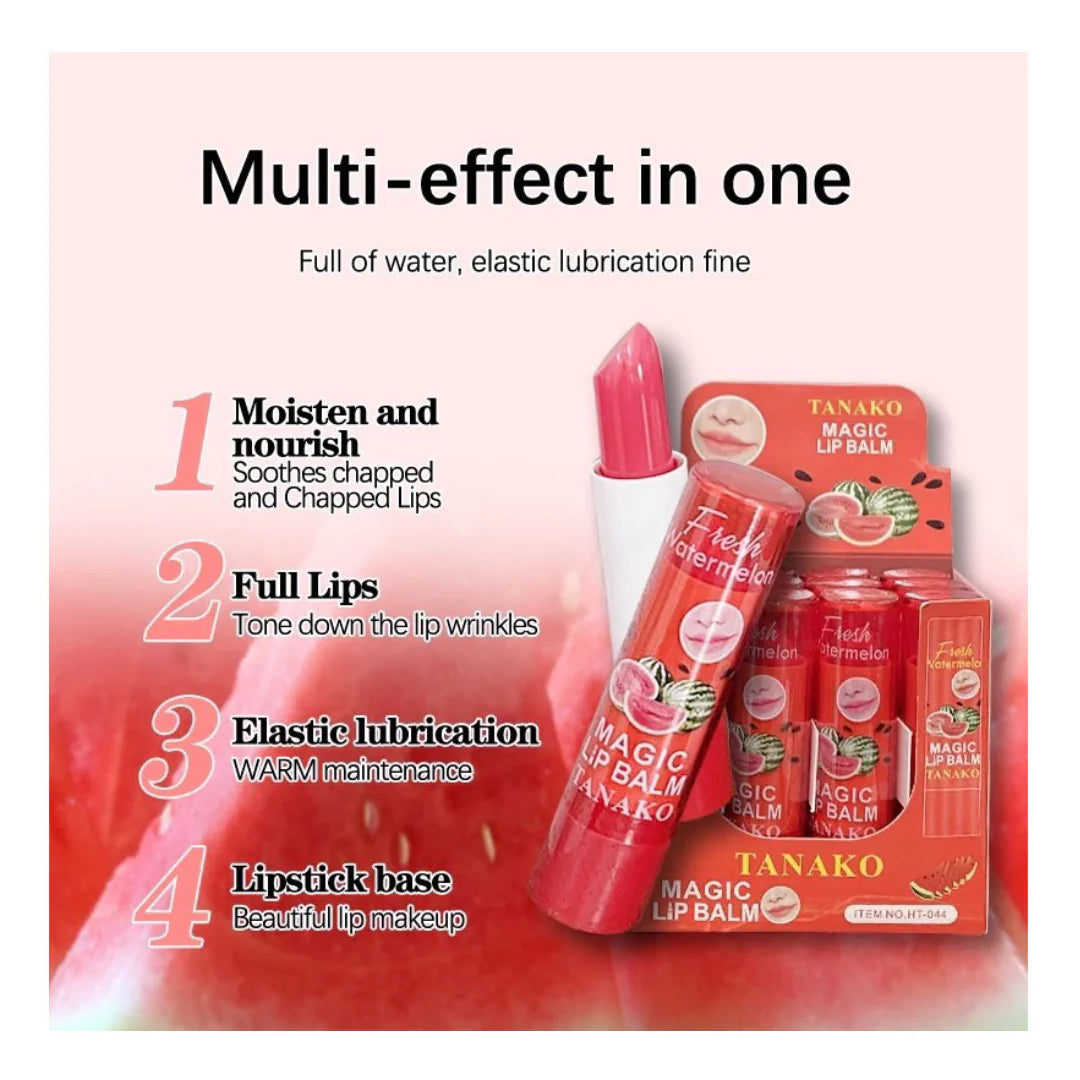 TANAKO Fresh Watermelon Magic Lip Balm