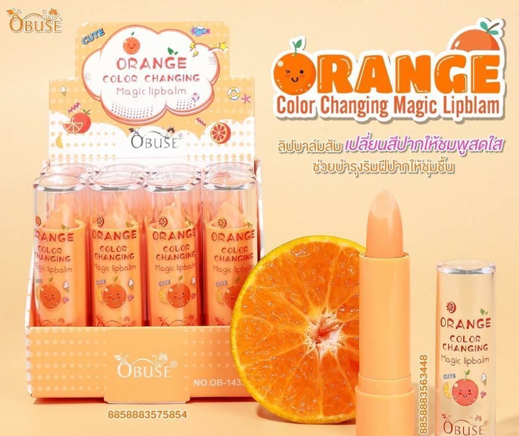 OBUSE Orange Magic Lip Balm