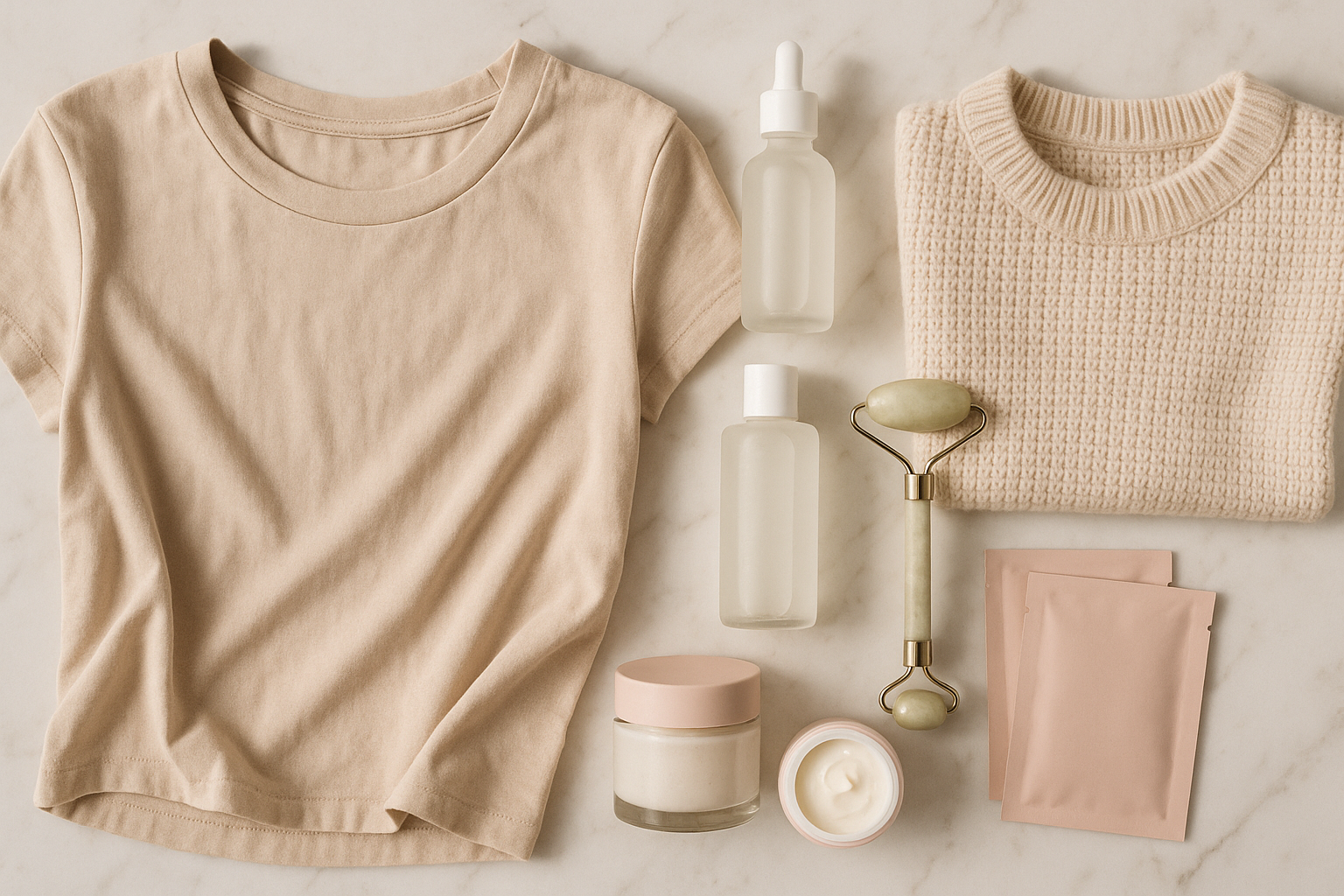 clothing and skincare