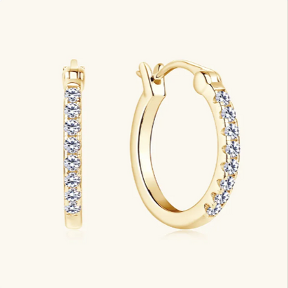 S925 Moissanite Stud Earrings