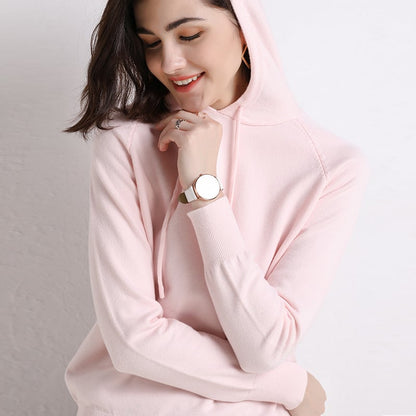 Hooded Thin Sweater for Women