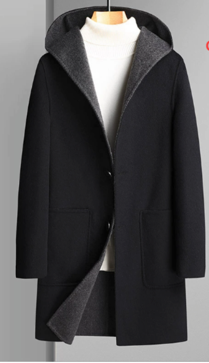 Hooded Wool Coat