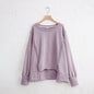 Loose Irregular Niche Sweater Top for Women