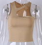 Halter Tight-fitting Sleeveless Top