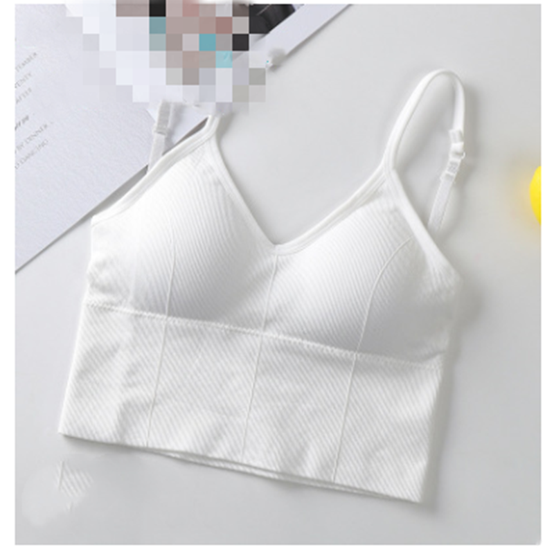 Seamless Solid Color Backless Bra