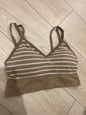 BRA Short Striped Top 019