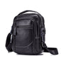 Retro Vertical Square Bag for Men in Cowhide