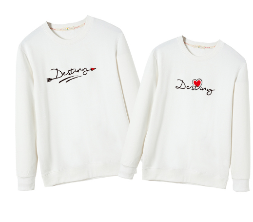 Loose Long-Sleeved Printed Sweater for Women