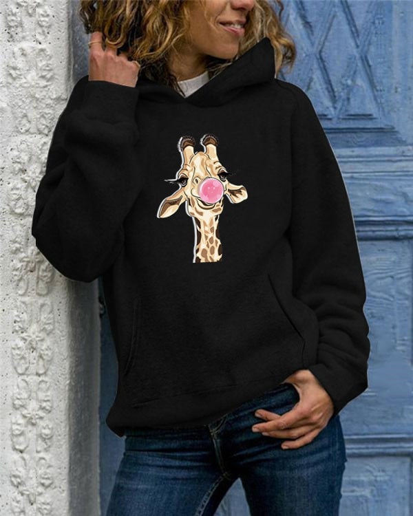 Solid Color Round Neck Sweater for Women