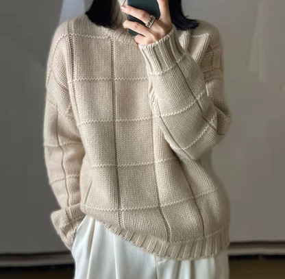 Thick Knitted Woolen Sweater for Women