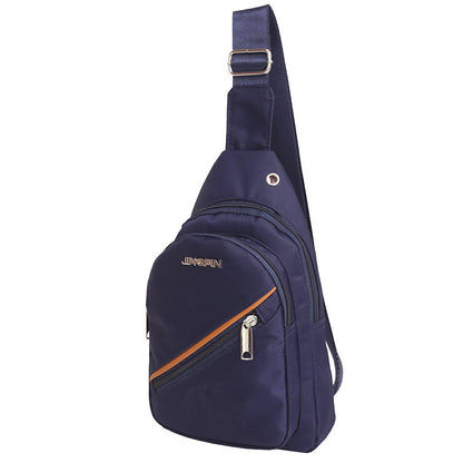 Waterproof Nylon Chest Bag for Men, Shoulder Crossbody