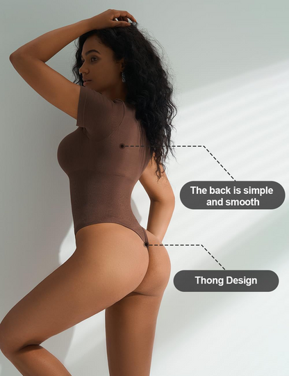 Square-Neck Seamless Corset Top
