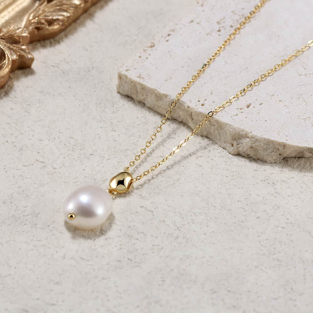 S925 Sterling Silver Necklace OT Buckle Natural