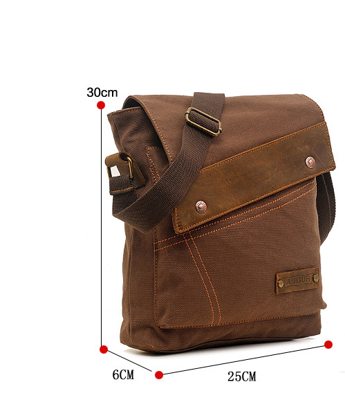 AUGUR 2018 Canvas Crossbody Bag for Men & Women