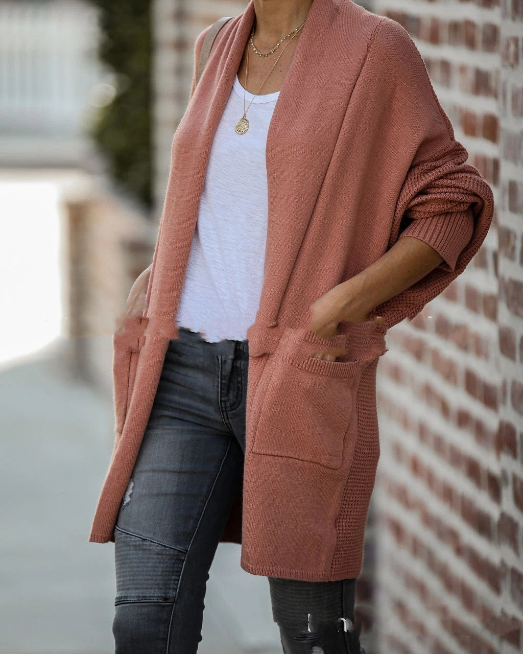 Bat Sleeve Winter Cardigan Sweater for Women