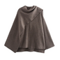 Solid Knitted Cardigan Coat