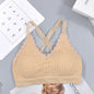 Lace Trim Bandeau Bra