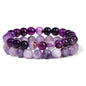 Men's Retro 8mm Natural Stone Bead Bracelet