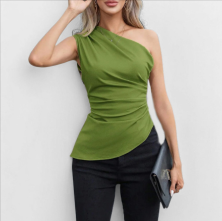 Slim Crossbody Vest Top