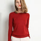 Women's Knitted Round Neck Sweater Top