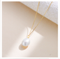 S925 Sterling Silver Necklace OT Buckle Natural