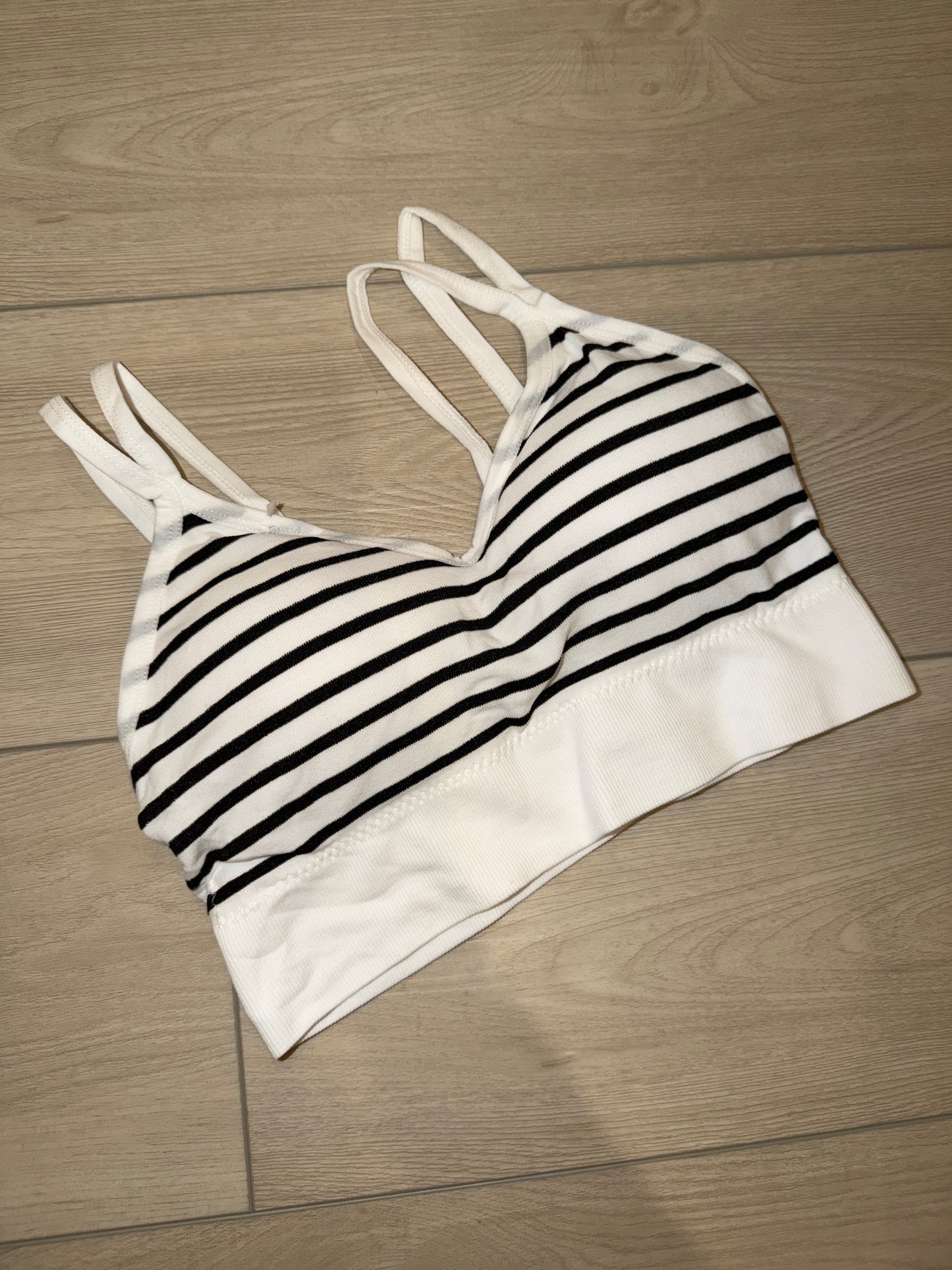 BRA Short Striped Top 019