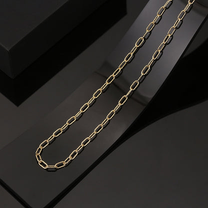 S925 Sterling Silver Threaded Chain Necklace