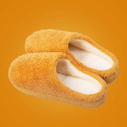 Japanese Thick-soled Non-slip Plush Slippers for Couples