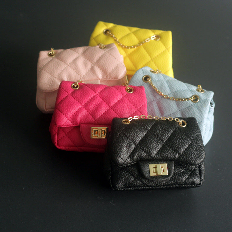 Korean Style Children's Classic Quilted Chain Bag