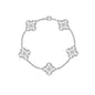 High-End Four Leaf Clover Bracelet in Titanium Steel