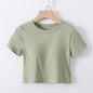 Summer Crop Top with Built-in Bra for Women