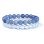Men's Retro 8mm Natural Stone Bead Bracelet