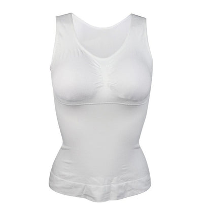 Women's Body Shaping Shapewear Undershirt with Pads