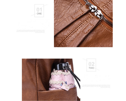 Women's Backpack - Dual Shoulder Bag