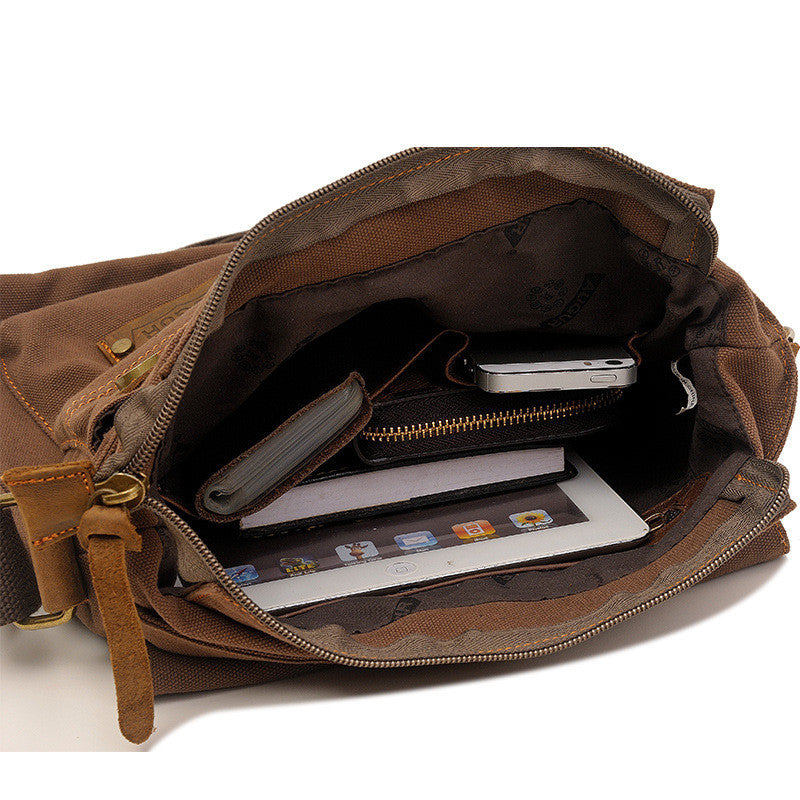 AUGUR 2018 Canvas Crossbody Bag for Men & Women