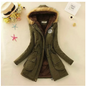 Thick Cotton Coat with Hood and Lamb Fleece Lining
