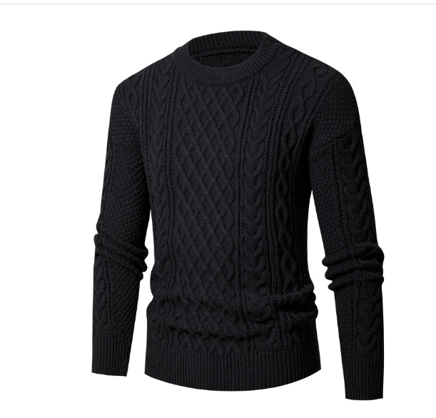 Round Neck Knit Sweater for Women