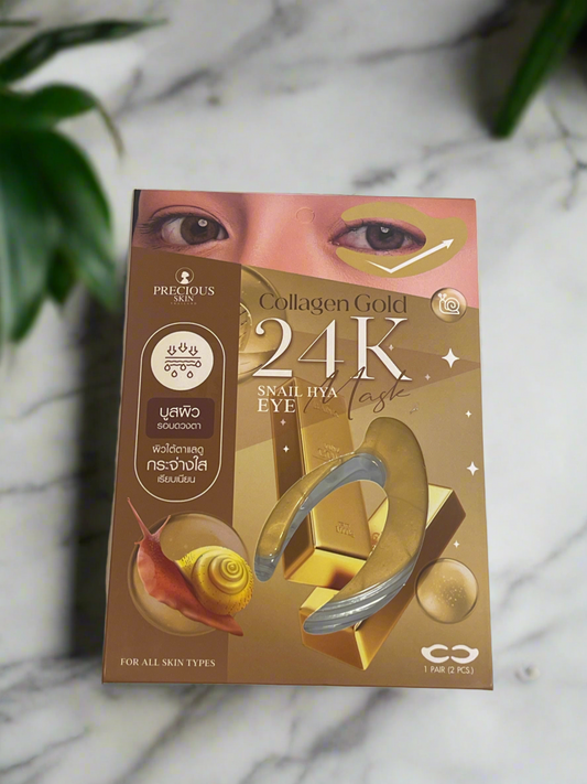 Collagen Gold 24k Snail HYA Eye Mask