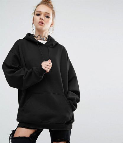 Hooded Bat Sleeve Sweater for Women