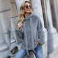 Double-Faced Fleece Hooded Sweater for Women