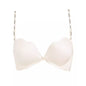 Seamless Push-Up Bra with Back Support and Color Block