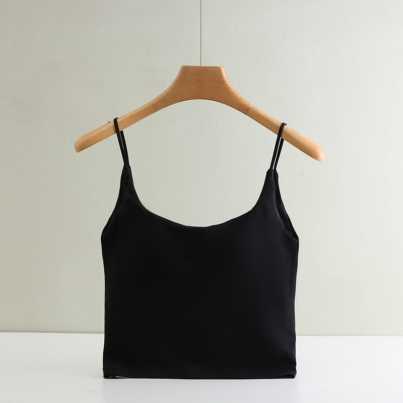 Cotton Seamless Bra Tank Top for Women Summer