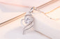 925 Silver Necklace with Zircon Pendant Jewelry
