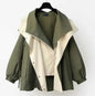 Women's Casual Zipper Trench Coat