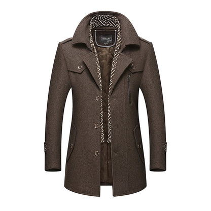 Padded Cotton Coat and Wool Coat Combo