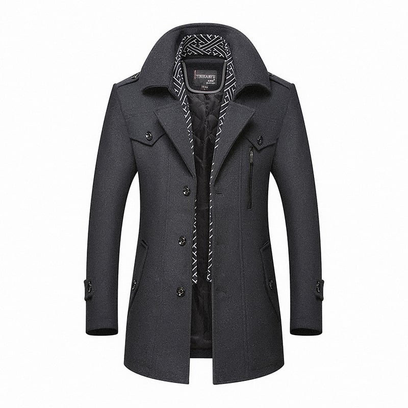 Padded Cotton Coat and Wool Coat Combo
