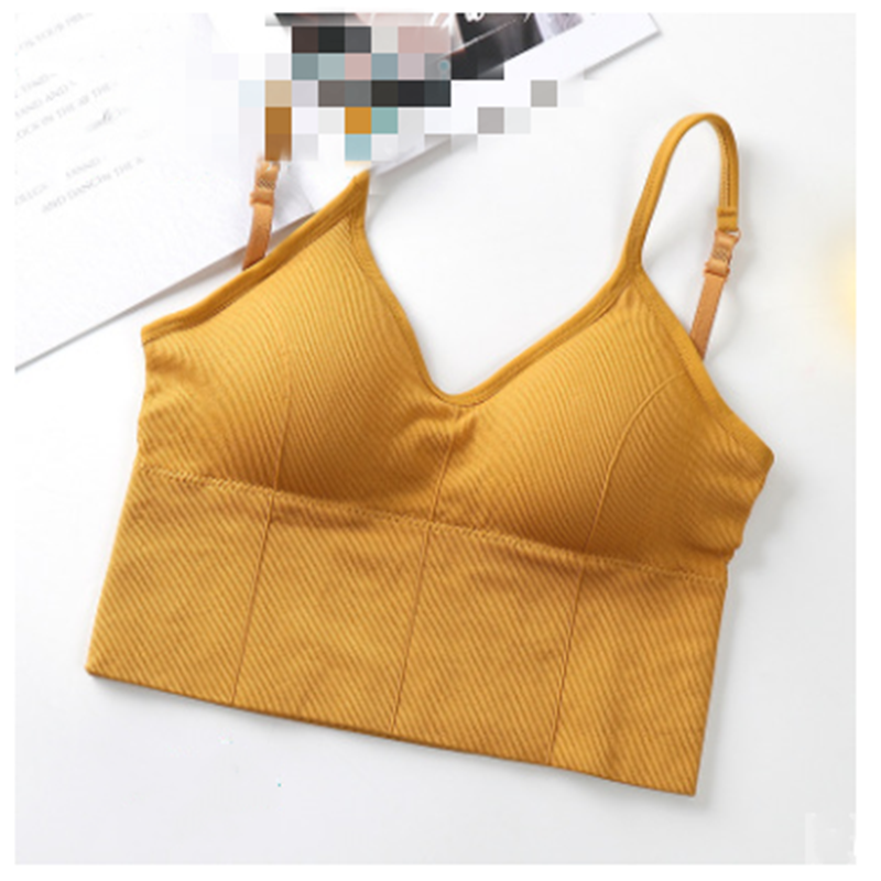 Seamless Solid Color Backless Bra